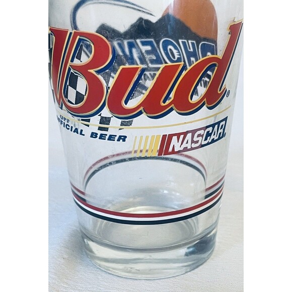 Beer Pint Glasses Bud Official Nascar PHOENIX International Speedway Set of 2 - Picture 5 of 8